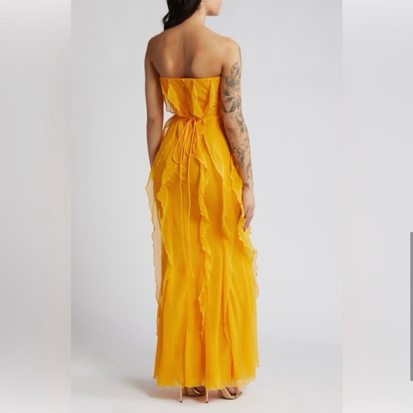 ASOS Yellow Tube Dress - Picture 4 of 8
